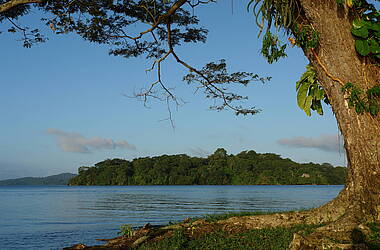 Eine der 36 Inseln des Archipels Solentiname im Nicaraguasee