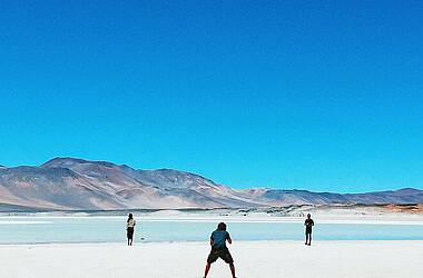 Strand in der Atacamawüste