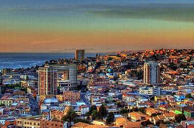 Stadtpanorama von Valparaiso