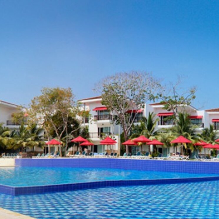 Pool-Landschaft des Hotel Decameron Baru, Isla de Baru, Cartagena