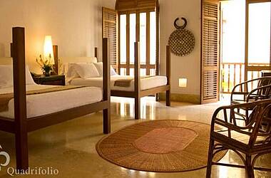 Doppel-Zimmer im Hotel Quadrifolio Cartagena