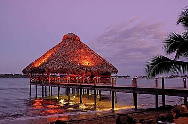 Entspannen über dem Meer im Playa Tortuga Hotel and Beach Resort, Bocas del Toro