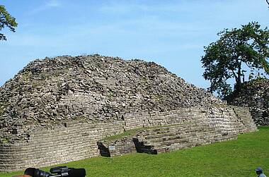Mayastätte Lubaantun in Belize