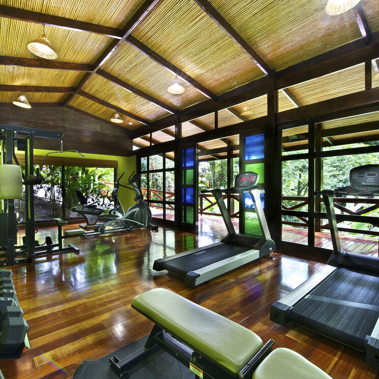Fitnessbereich im Nayara Hotel Spa Gardens in La Fortuna, Costa Rica