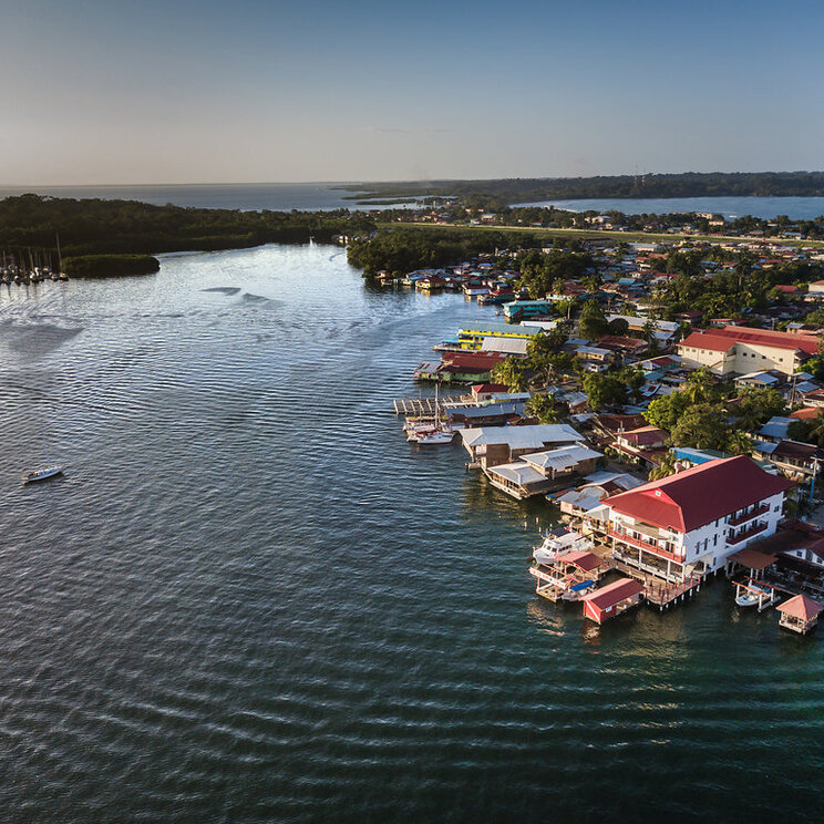 Sicht von oben des Hotels Divers Paradise Boutique Hotel