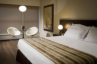 Elegantes Zimmer im My Suites Hotel Montevideo, Uruguay
