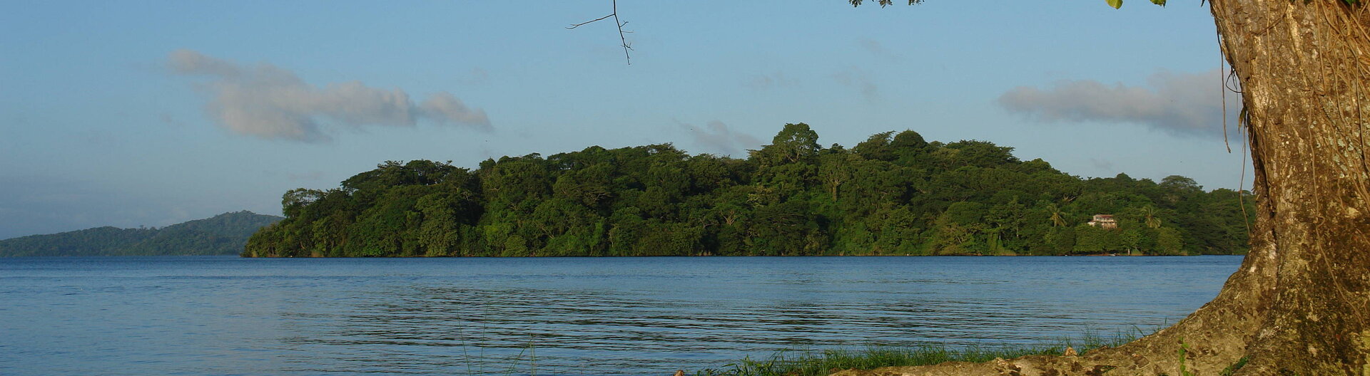 Eine der 36 Inseln des Archipels Solentiname im Nicaraguasee