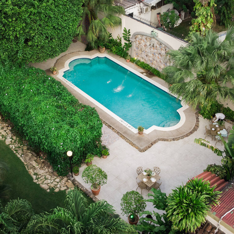 Außenpool des Hotels Los Robles in Nicaragua