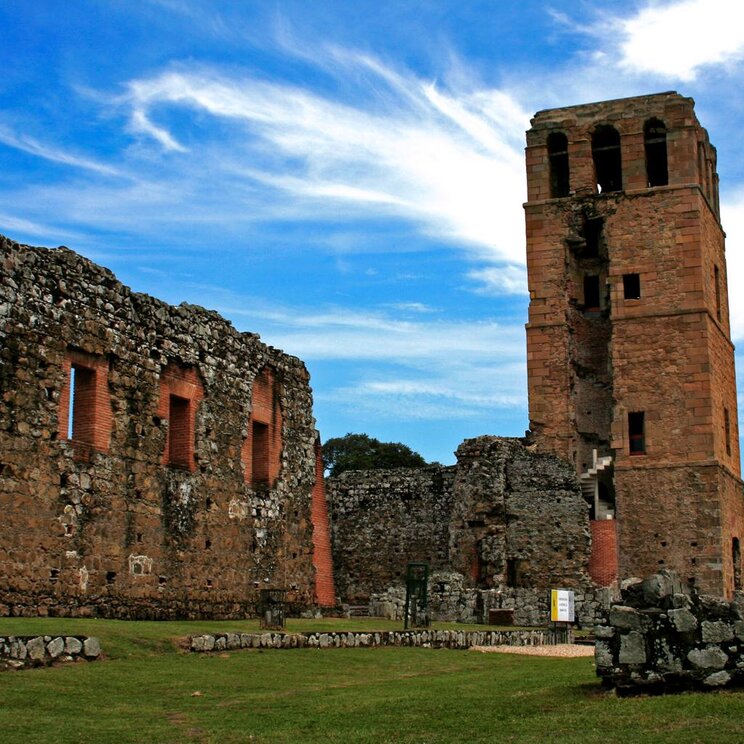 Panamá la Vieja, Ruinenstadt der ältesten spanischen Stadtgründung an der Pazifikküste