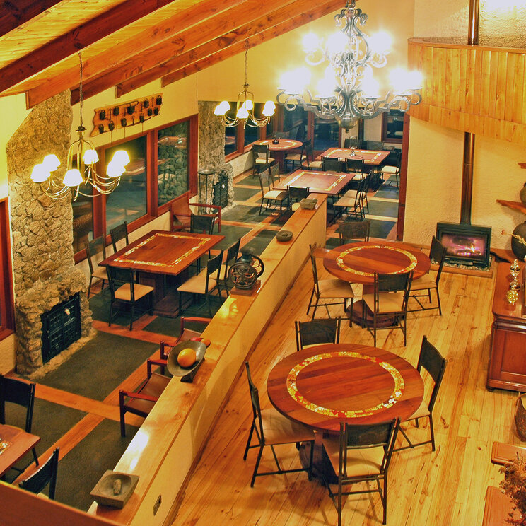 Restaurant in der Hancienda Tres Lagos