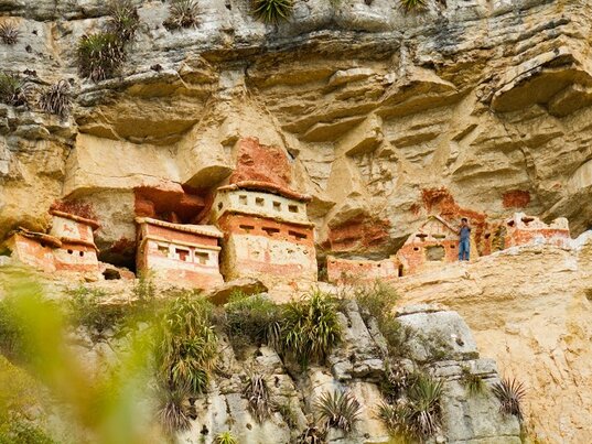Archäologische Stätte Revash, Peru.
