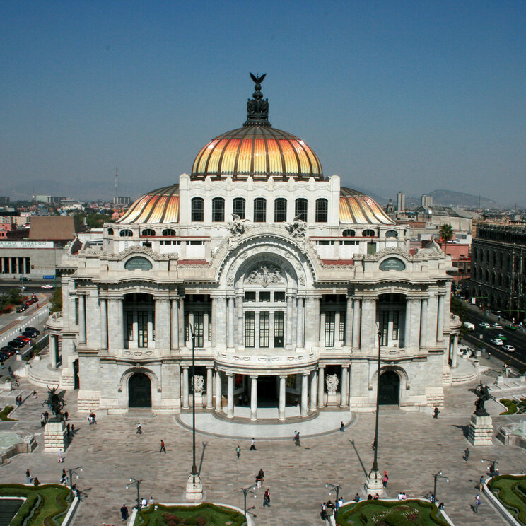 Monumentaler Palacio de Bellas Artes (Palast der Schönen Künste)