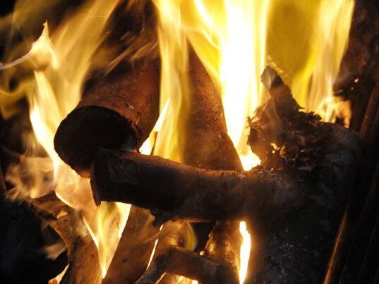 Lagerfeuer in Uruguay