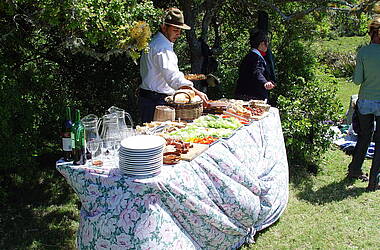 Traditionelles Picknick in Uruguay