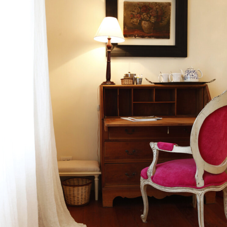 Grüne Suite mit barocker Einrichtung im Quinta Miraflores Boutique Hotel, Lima