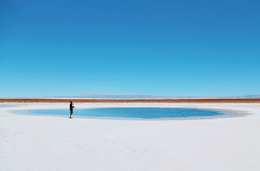 Lagune in der Atacamawüste