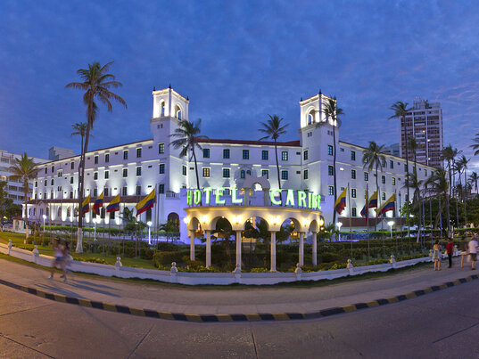 Imposanter Eingangsbereich des Hotel Caribe By Faranda Grand, Cartagena