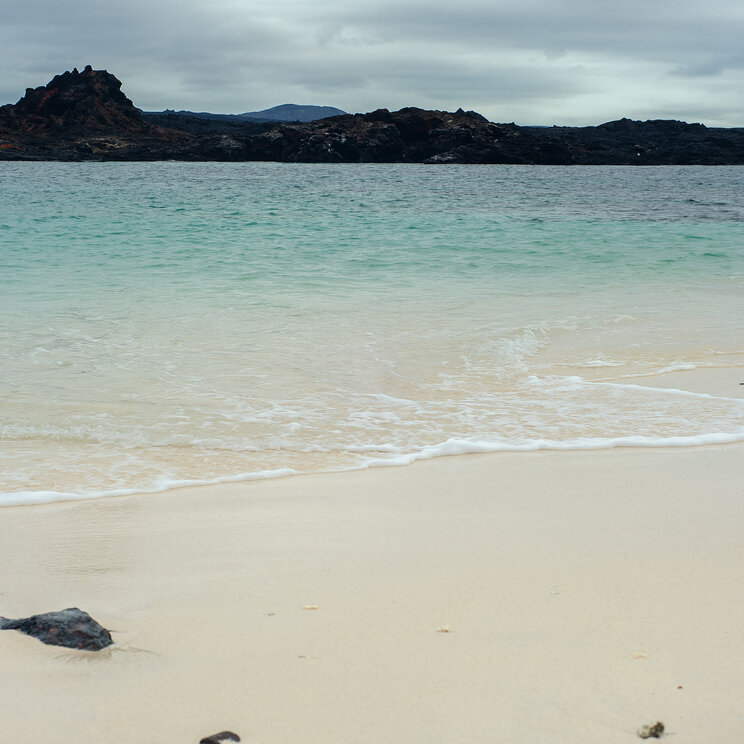 Die Erhebung Sombrero Chino, Galapagos Ecuador