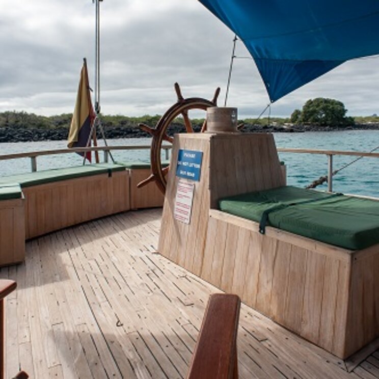 Die Yacht Beagle auf Galápagos Cruise, Ecuador
