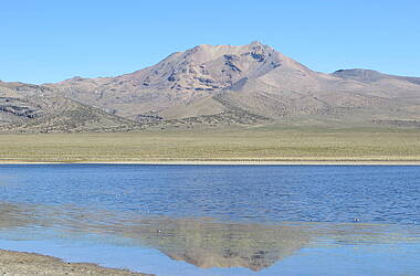 Der Sajama Nationalpark an der Grenze zu Chile