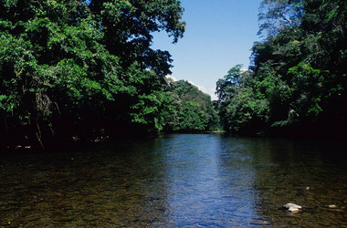 Membrillo Fluss in Panama