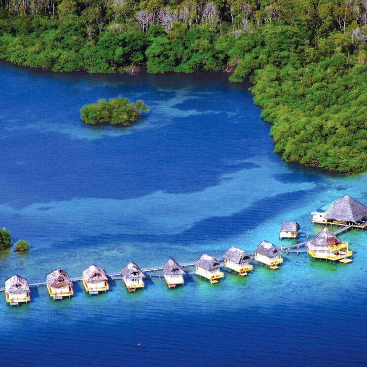 Ansicht des Hotel Punta Caracol Acqua Lodge, Bocas del Toro