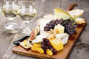 Käse, Feigen und Wein beim Weinfestival in Uruguay