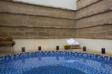 Entspannen am Pool im Hotel & Spa Getsemaní, Villa de Leyva