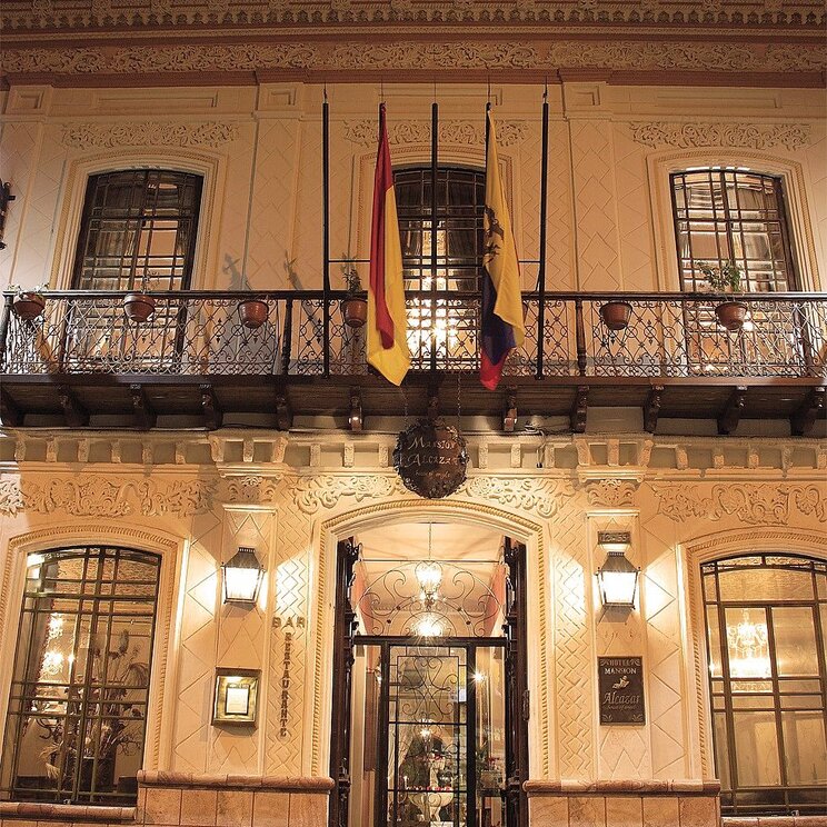 Eingangsbereich des Mansión Alcázar Boutique Hotels, Cuenca