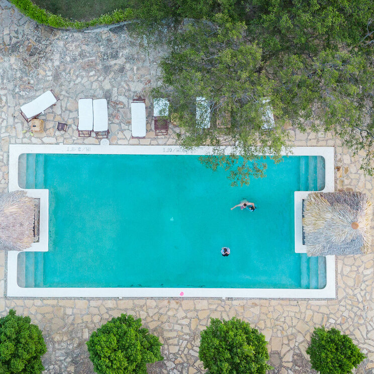 Pool des Hotels Punta Teonoste in Nicaragua
