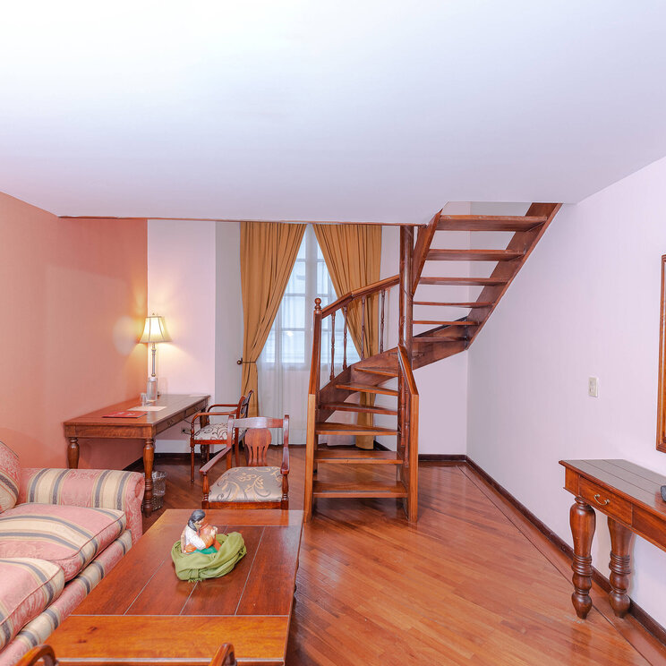 Ein Duplexzimmer im Hotel Patio Andaluz