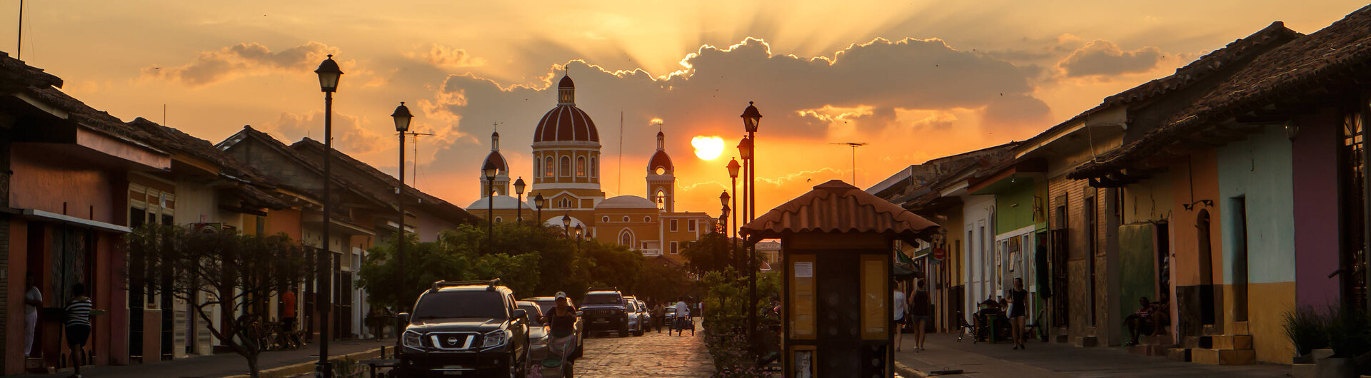Granada bei Sonnenuntergang