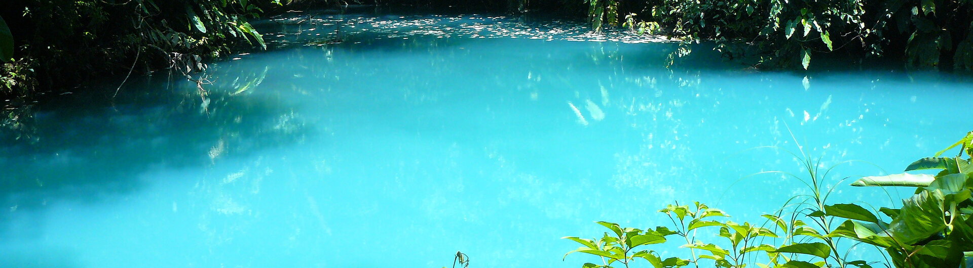 Der türkise Fluss Rio Celeste im Tenorio Nationalpark, Costa Rica