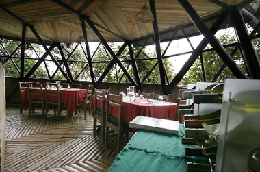 Restaurant im Bellavista Cloud Forest Reserve, Mindo Ecuador 