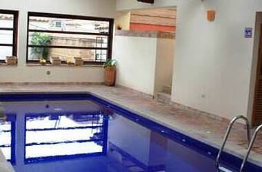 Überdachter Pool im Hotel & Spa Getsemaní, Villa de Leyva