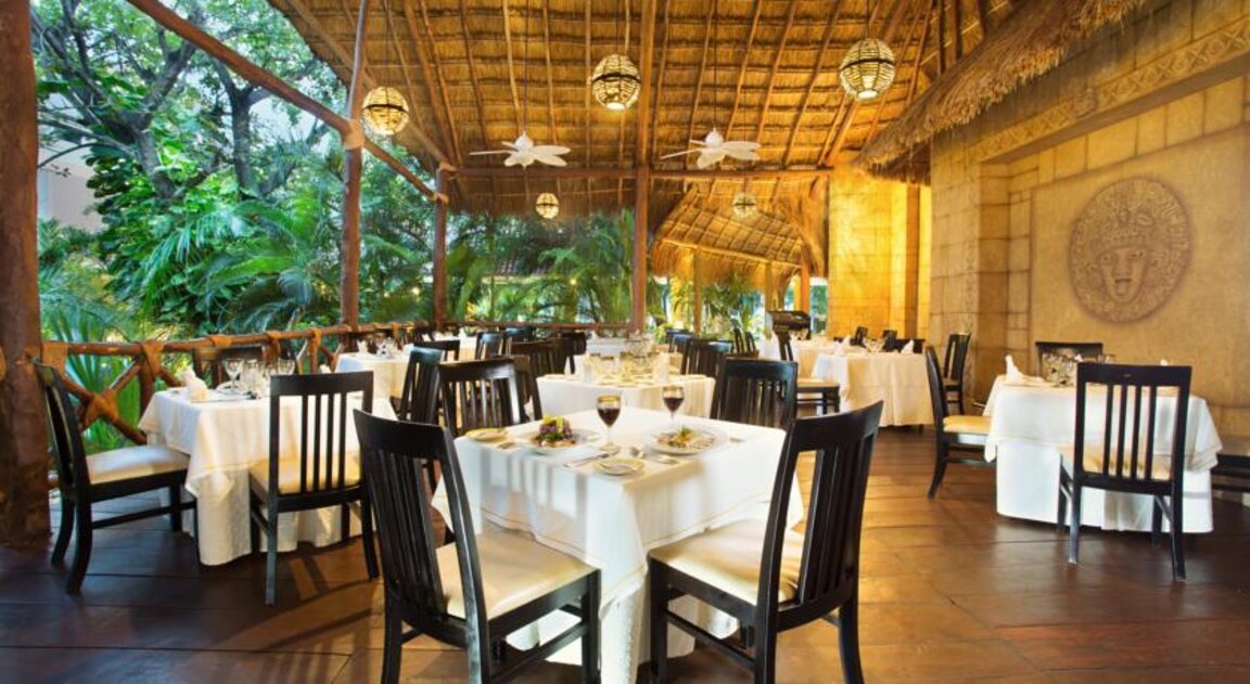 Dinnieren im Hotel Viva Wyndham Azteca Playa del Carmen