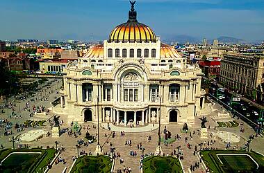 Bellas Artes - Palast der schönen Künste in Mexiko-Stadt
