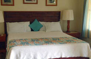 Zimmer im Pelican Beach Resort in der belizianischen Küstenstadt Dangriga