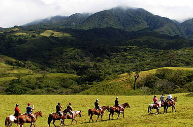 Reiter im Nationalpark Rincon de la Vieja
