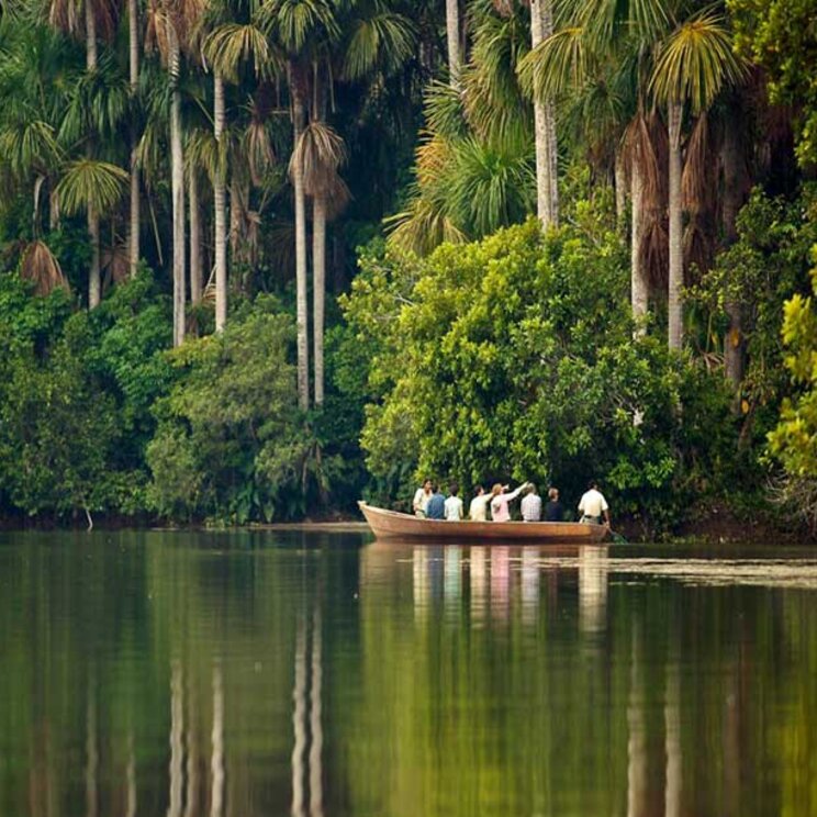 Aktivitäten in der Sandoval Lake Lodge, Tampopata Amazonas Peru