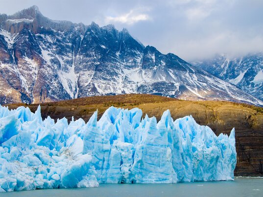 Der blaue Perito Moreno Gletscher in El Calafate
