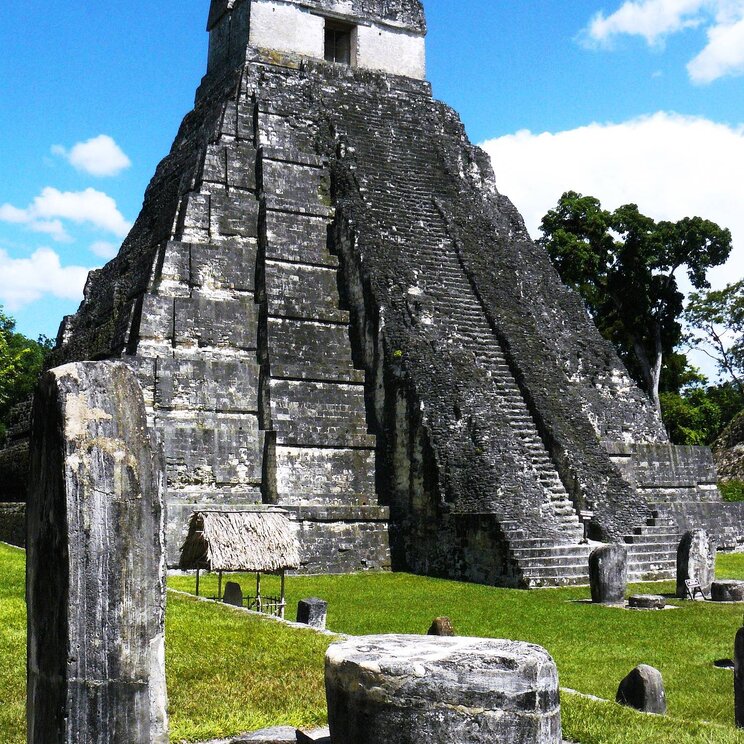 Mayastätte Tikal in Guatemala