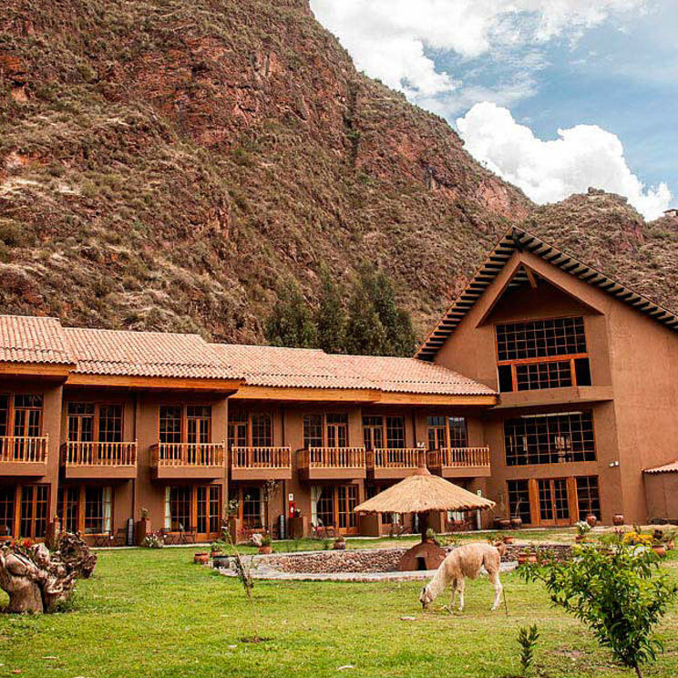 Die Lamay Lodge beim Lares Trek in Peru.