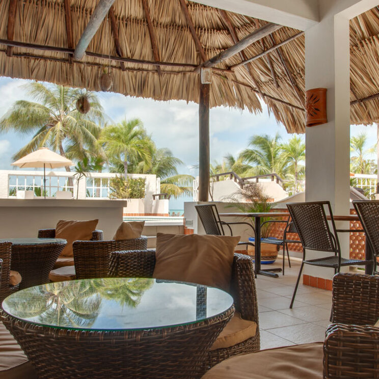 Bar im Iguana Reef Inn in Belize