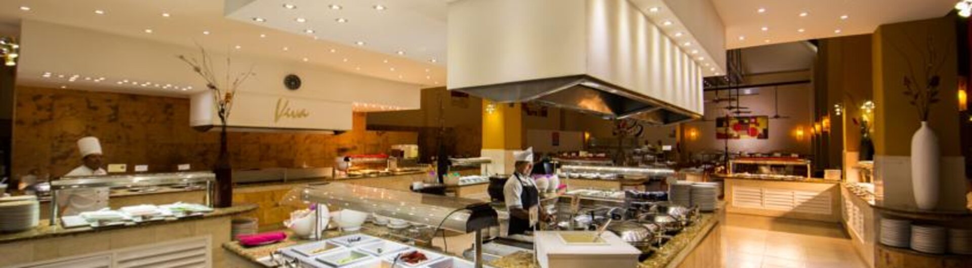 Buffet im Hotel Viva Wyndham Azteca Playa del Carmen