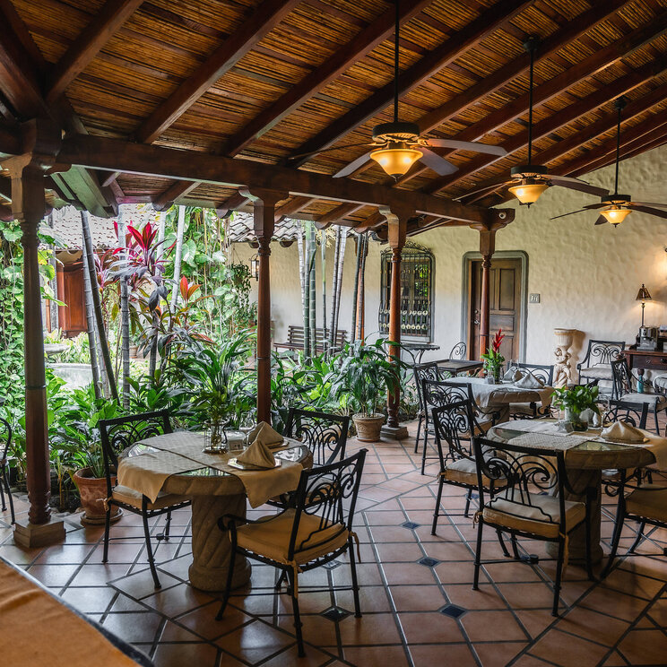 Bar des Hotels Los Robles in Nicaragua