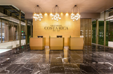 Rezeption des Gran Hotel Costa Rica