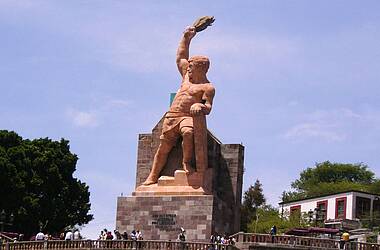 El Pípila, mexikanischer Bergarbeiter und Freiheitskämpfer in San Miguel de Allende