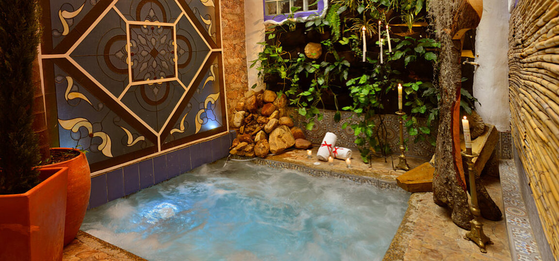 Whirlpool im Hotel La Posada de San Antonio, Villa de Leyva