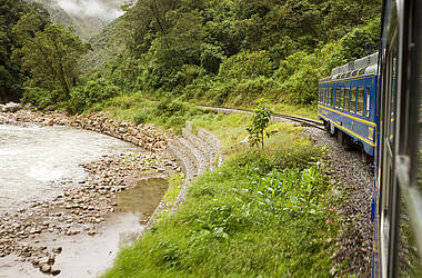 Zugfahrt nach Aguas Calientes zum Machu Picchu, Peru